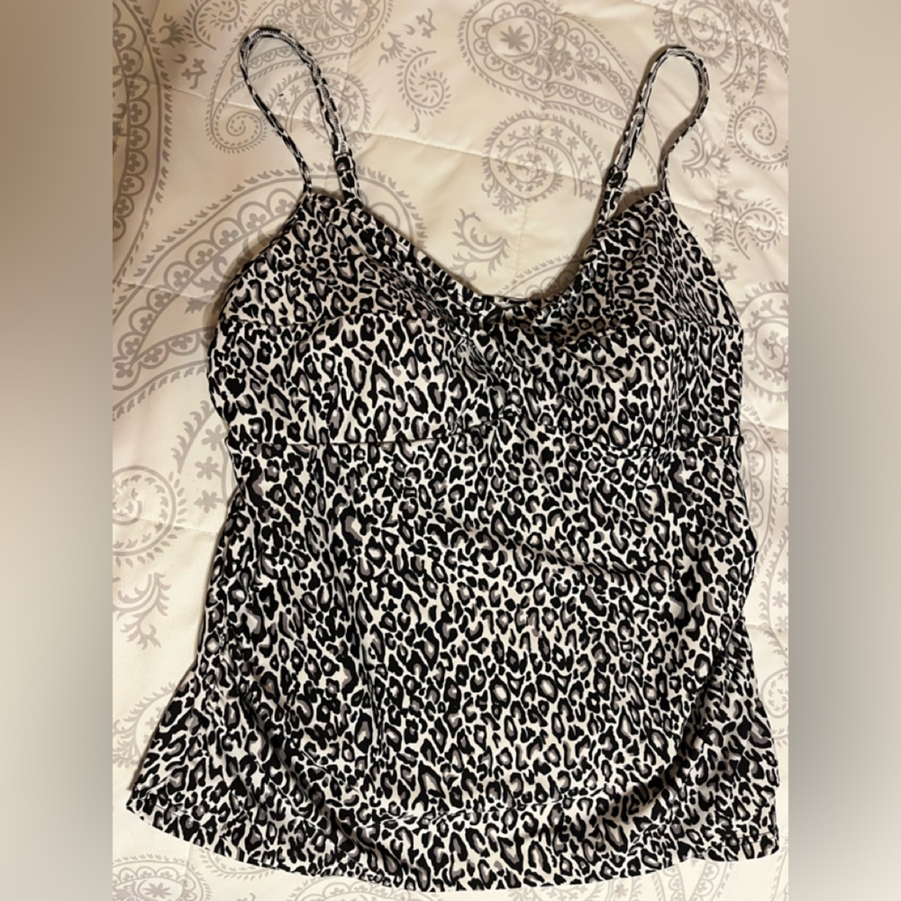 Animal print Fitted Camisole Top